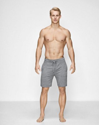 Bambu, Shorts "Sweat", Grå -JBS of Denmark Men