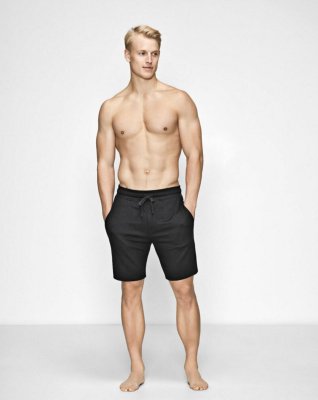 Bambu, Shorts "Sweat", Svart -JBS of Denmark Men