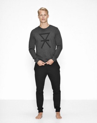 Bambu, Sweatshirt, Mörkgrå -JBS of Denmark Men
