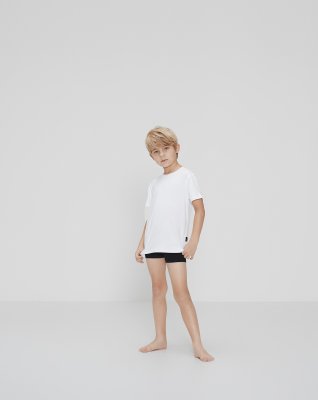 Bambu, T-shirt o-neck, Vit, Pojkar -JBS of Denmark Kids