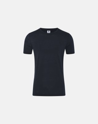 Ekologisk ull, T-shirt, Svart -Dovre
