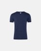 Ekologisk ull, T-shirt, Navy -Dovre