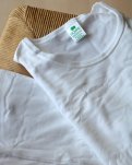 Ekologisk bomull, T-shirt, 2-pack, Vit -Dovre