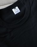 Ekologisk bomull, Långärmad T-shirt "Rib", Svart -Dovre