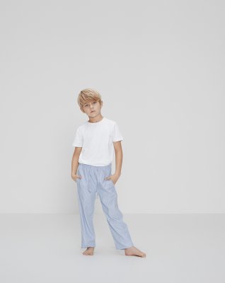 Bambu, Pyjamas Leggings, Blå stribet -JBS of Denmark Kids