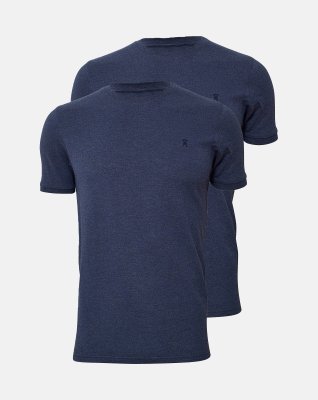 2-pack Bambu, Pique t-shirt, Navy -JBS of Denmark Men