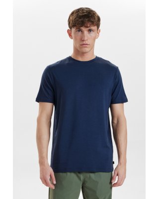 Bambu, T-shirt o-neck, Navy -Resteröds