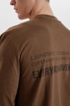 100% Ekologisk bomull, Långärmad t-shirt, Brun -Resteröds