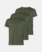 3-pack Bambu, T-shirt o-neck, Army - Resteröds