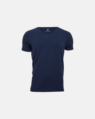 Bambu, T-shirt v-neck, Navy -JBS of Denmark Men