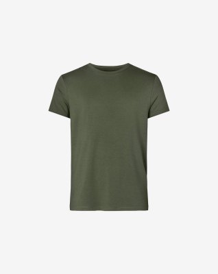 Bambu, T-shirt o-neck, Army -Resteröds