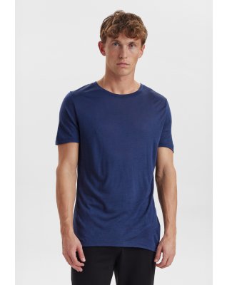 Ekologisk ull, T-shirt, Navy -JBS of Denmark Men