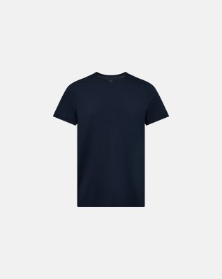Bambu, T-shirt O-ringad, Marinblå -Dovre