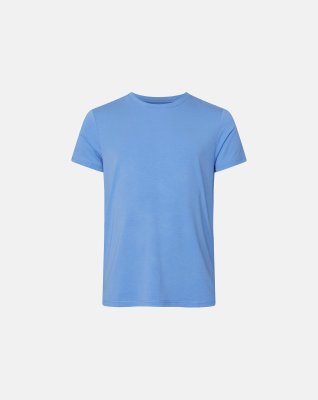 Bambu, T-shirt o-neck, Blå -Resteröds