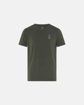 Bambu, T-shirt "text", Grön -JBS of Denmark Men