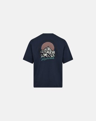 100% Ekologisk bomull, T-shirt, Marinblå -Resteröds