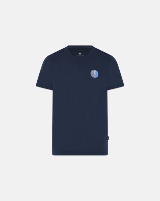 100% ekologisk bomull, T-shirt O-ringning, Marinblå -JBS of Denmark Men