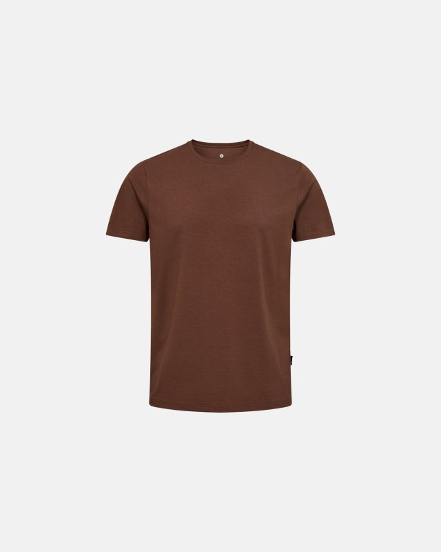 Bambuviskos, T-shirt o-neck, Brun -JBS of Denmark Men