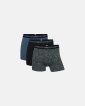 Bambu, Boxershorts, 3-pack, Blå, Svart, Grå - JBS