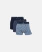 Bambu, Boxershorts, 3-pack, Marinblå, Blå, Ljusblå - JBS