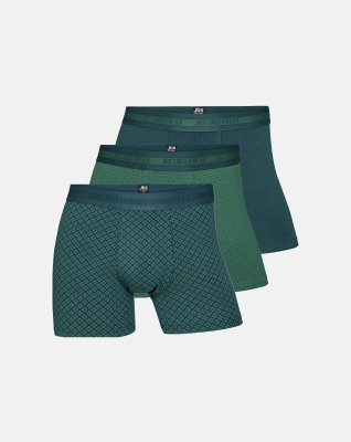 Bambu, Boxers, 3-pack, Grön -JBS