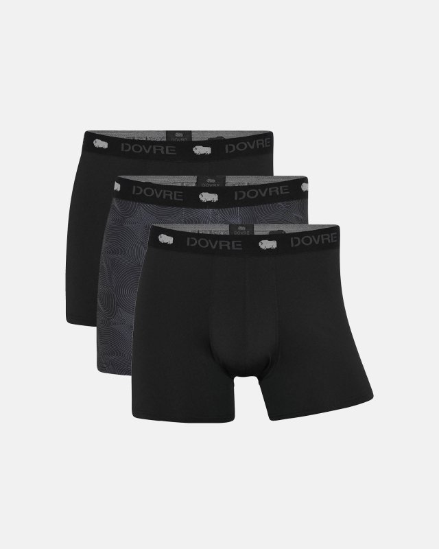 Återvunnen polyester, Boxers, 3-pack, Flerfärgad -Dovre