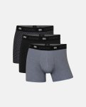 Återvunnen polyester, Boxers, 3-pack, Flerfärgad -Dovre