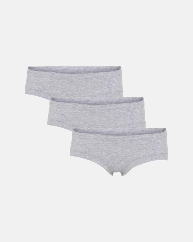 Bambu, Hipster trosa, 3-pack, Ljusgrå -JBS of Denmark Women