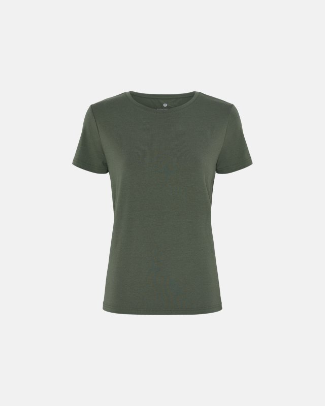 Bambu, T-shirt, Grön -JBS of Denmark Women