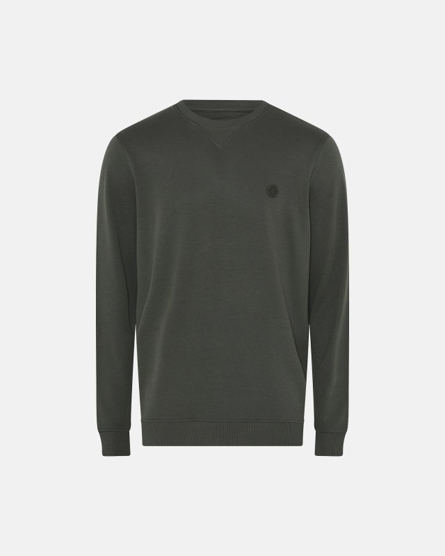 Bambu, Sweatshirt m. logo, Grön -JBS of Denmark Men