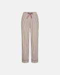 100% Ekologisk bomull, "Flannel" Pyjamasbyxor, Rosa randig -JBS of Denmark Women